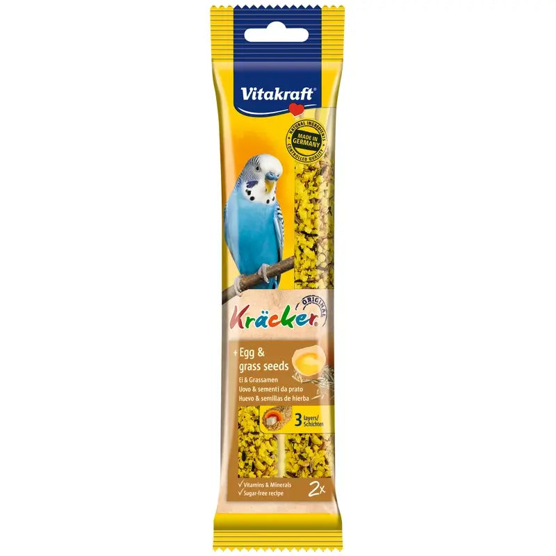 Vitakraft Barras para Periquitos com Ovo e Sementes 7x2 unidades