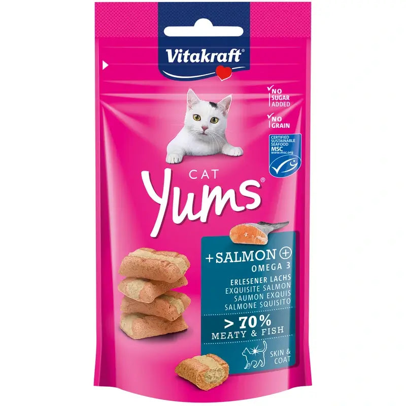 Vitakraft Cat Yums Salmão 9x40 gramas