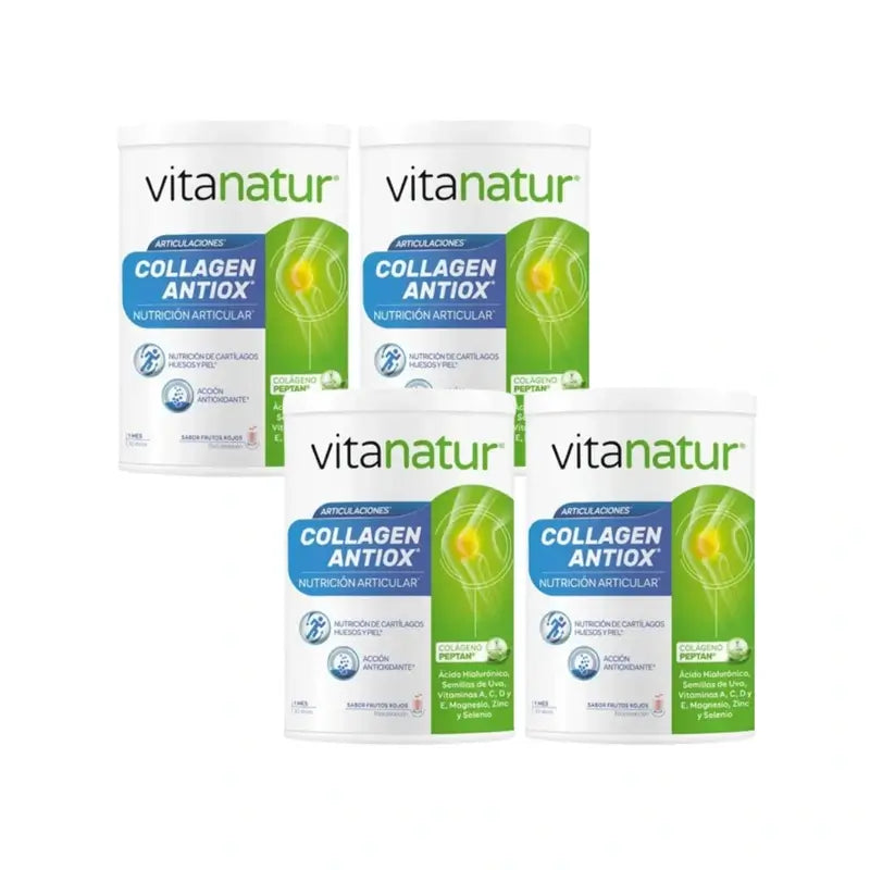 Vitanatur Colagénio Antiox Plus, 4X360 Gr