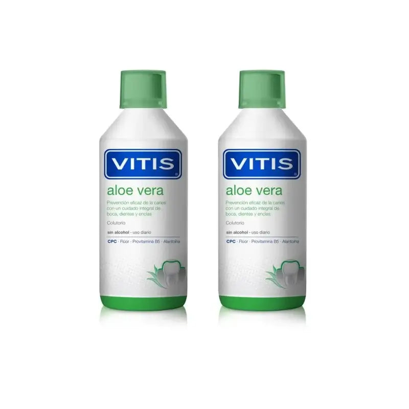 Vitis Aloé Vera Colutório, 2X500 Ml
