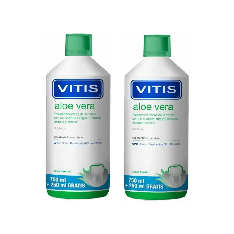 Vitis Aloé Vera Colutório, 2X1 Litro