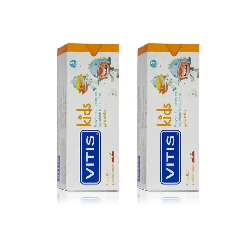 Vitis Kids Gel Dentífrico, 2X50 Ml