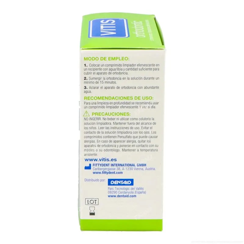 VITIS Comprimidos de Limpeza Ortodôntica Efervescente VITIS 32 comprimidos