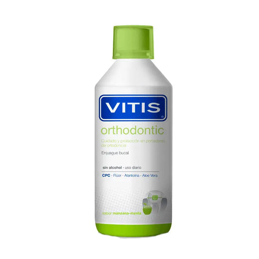 VITIS Colutório Ortodôntico de Maçã com Sabor a Menta 1000 ml
