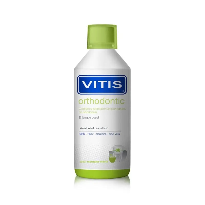VITIS Colutório Ortodôntico de Maçã com Sabor a Menta 500 ml