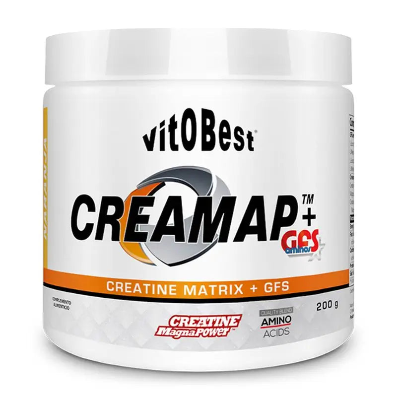 Vit.O.Best Creamap+Gfs Aminos Naranja, 200 Gr