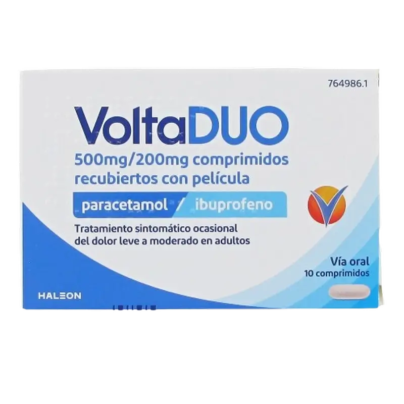 Voltadol Voltaduo 500 Mg/200 Mg, 10 comprimidos