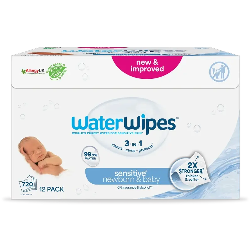 Waterwipes Bio Toalhetes bebé Biodegradáveis 12x60, 720 ud