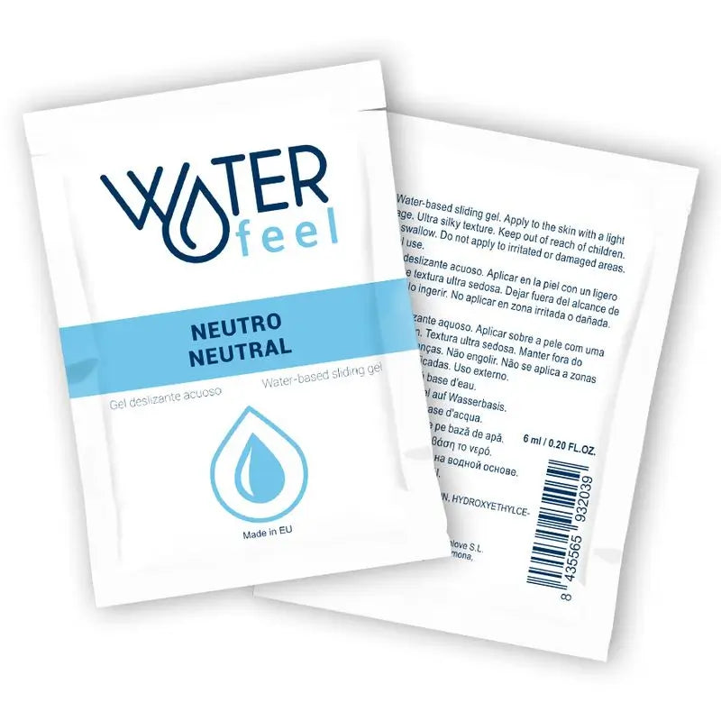 Waterfeel Gel Deslizante Base Agua - Neutro 6 Ml