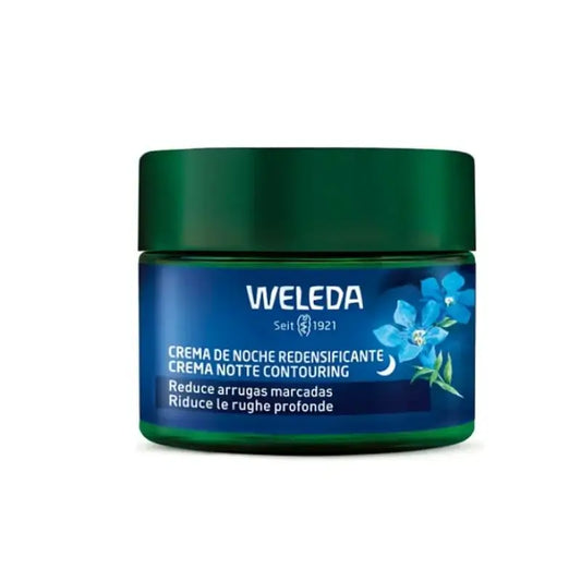 Creme de Noite Redensificante Genciana Azul e Edelweiss da Weleda 40ml