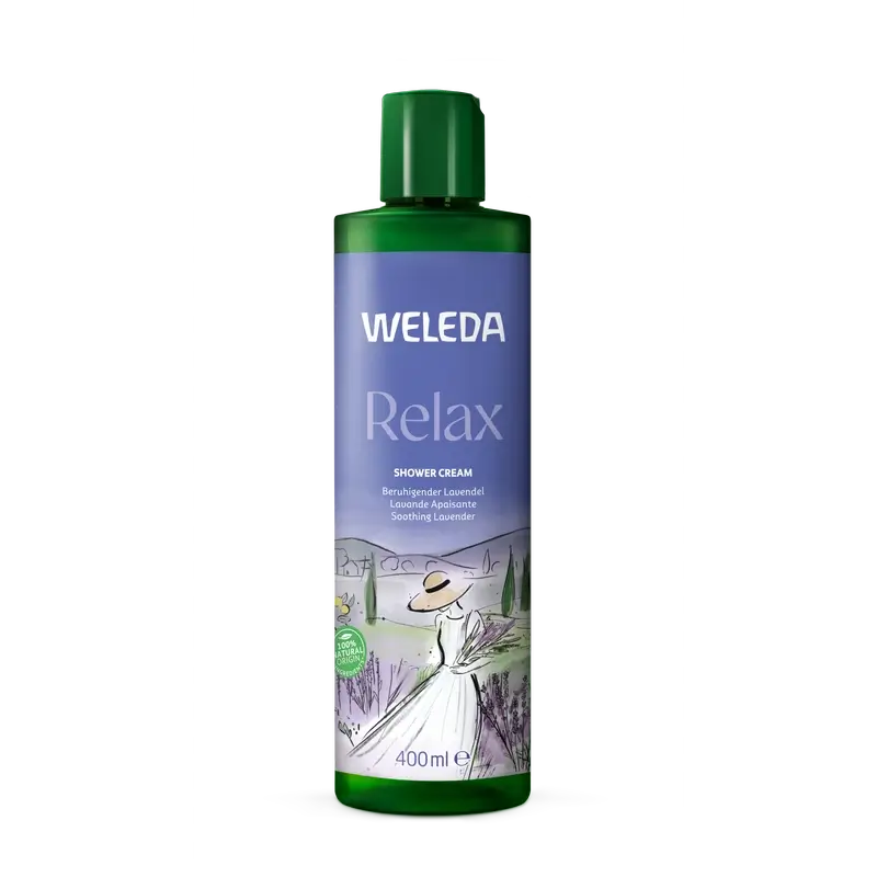 Gel de Duche Cremoso Weleda Lavender Relax, 400 ml