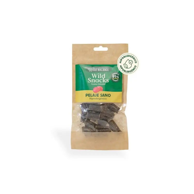 Wild Balance Wild Snack Lanche Saudável para o Pelo - Hipoalergénico , 75 gramas