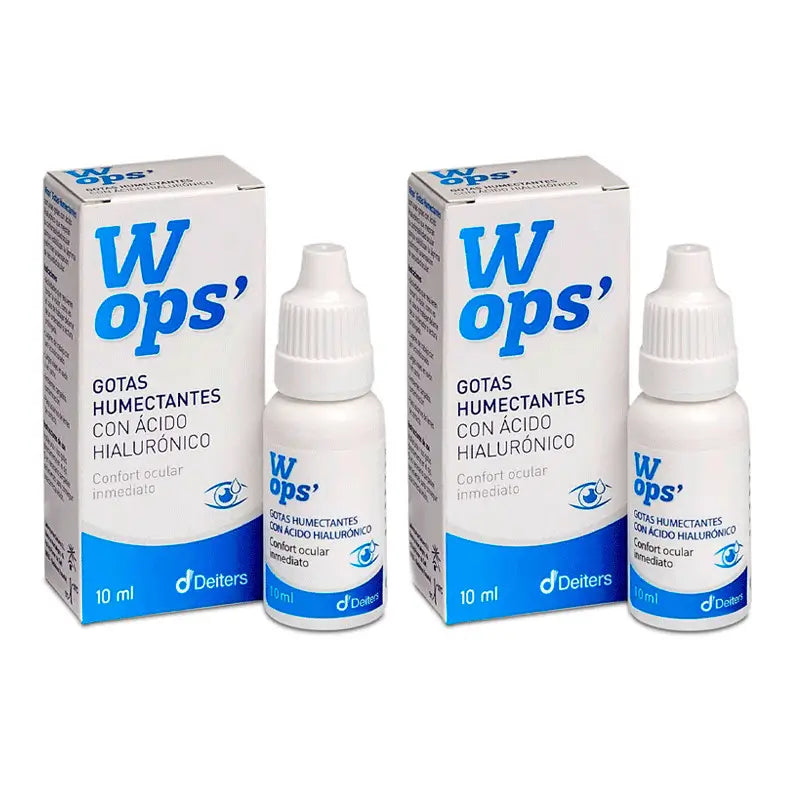 Wops' Duplo Gotas Hidratantes, 2x10ml