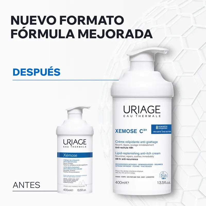 Uriage Xemose C8+ Creme Anti-coceira Relipidante 400ml