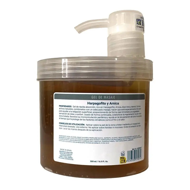 Ynsadiet Gel Muscular Efeito Relaxante Arnica-Harpago 500Ml