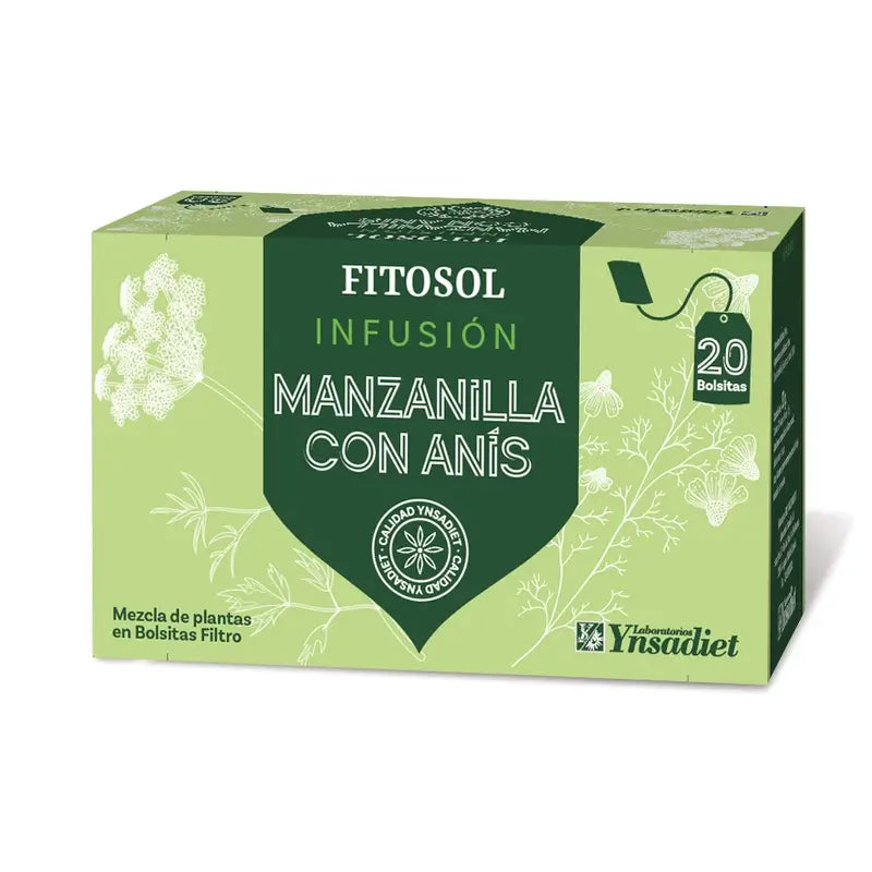 Ynsadiet Manzanilla Anis, 20 filtros