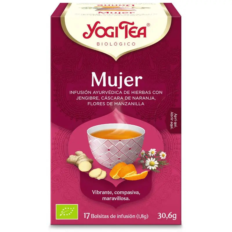 Yogi Tea Yogi Tea Women , 17 saquetas de 1,8 gramas