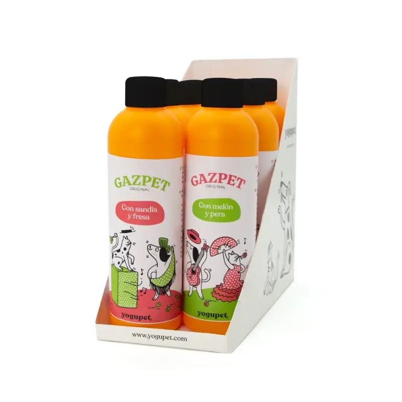 Yogupet Gazpet Mistura de melancia, morango, melão e pera, 6x250 g