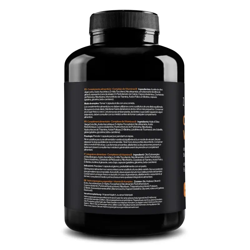 Zenement B-Vitamin Complex, 200 cápsulas de gelatina mole