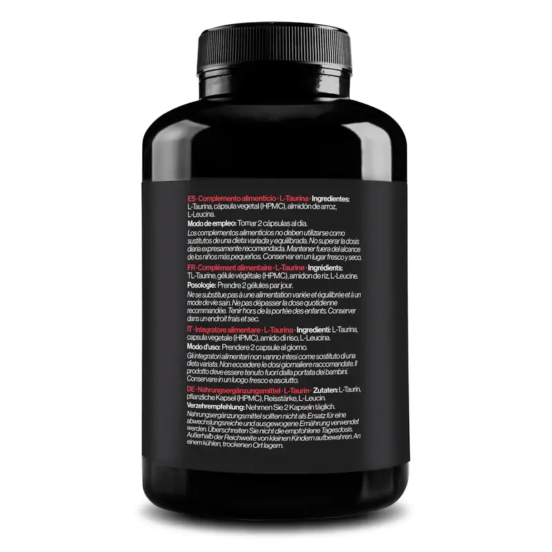 Zenement L-Taurine, 180 cápsulas vegetais