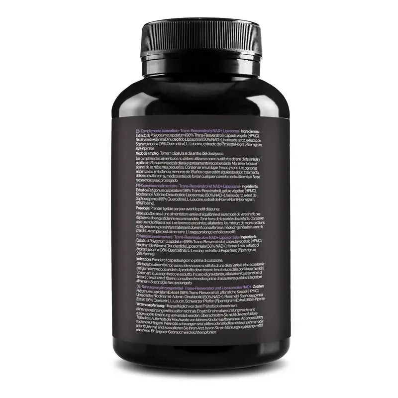 Zenement Trans-Resveratrol & Nad+ Liposomal, 90 cápsulas vegetais