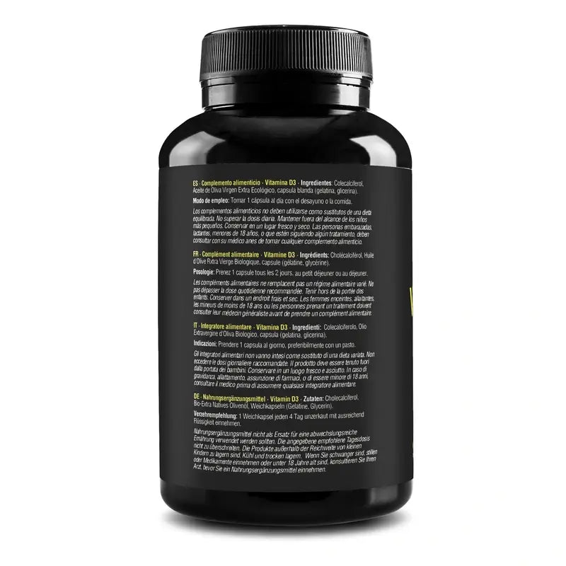 Zenement Vitamina D3 4000 UI, 365 cápsulas de gelatina mole