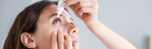 Colírios e lentes de contacto