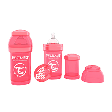 Twistshake Biberon Coral 180 ml