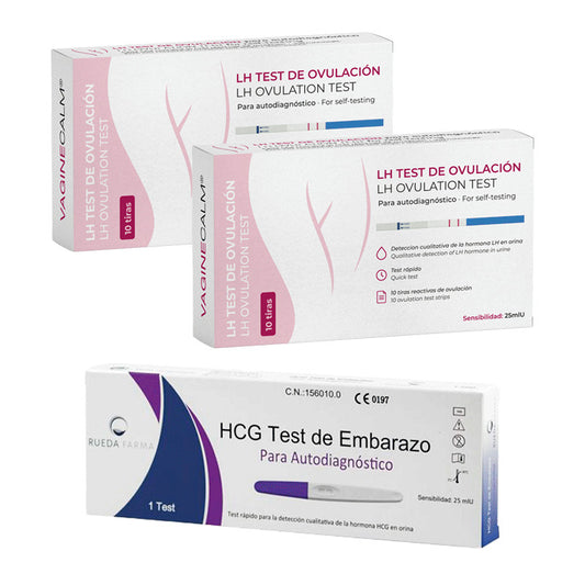 Edda Pharma Pack 2 Lh Test de Ovulación + Hcg Test de Embarazo