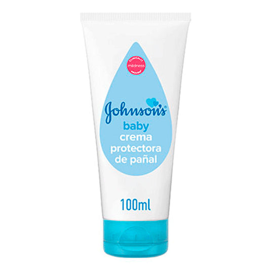 Johnson'S Baby Crema Protectora de Pañal, Piel Delicada de Bebés, 100 ml