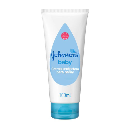 Johnson's Baby Creme Protetor para Fraldas, Pele Delicada do Bebé, 100ml