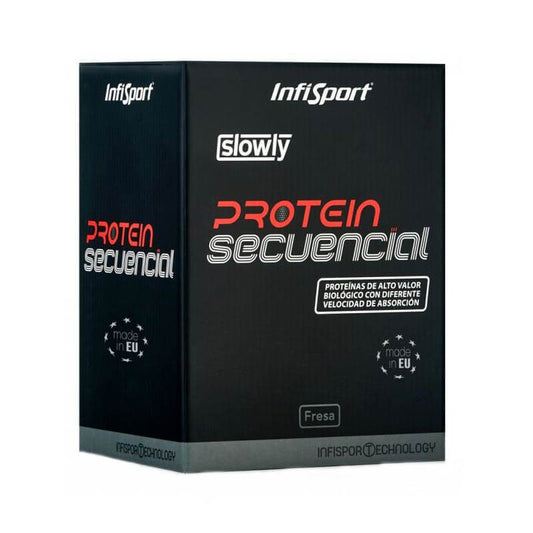 INFISPORT Protein secuencial sabor fresa polvo 1 kg