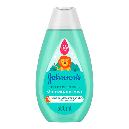 Johnson'S Baby Champú No Más Tirones Para Niños, Deja el Cabello Suave, Liso y Fácil de Peinar, 500 ml