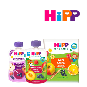 HIPP SNACKS Y POUCHES 2ª50% (31 MAYO 2026)