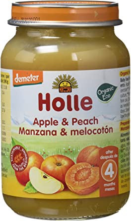 Holle Potito Manzana y Melocotón
