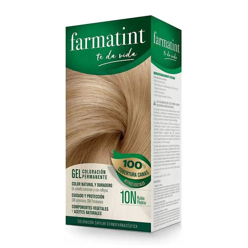 FARMATINT COLORAÇÃO 10N PLATINA LOIRA LOIRA CLÁSSICA