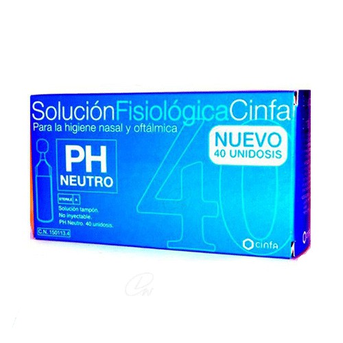 Cinfa Solución Fisiológica Monodosis 5 ml 40 unidades