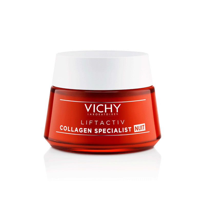 Vichy Liftactiv Collagen Crema Noche Antiarrugas, 50 ml