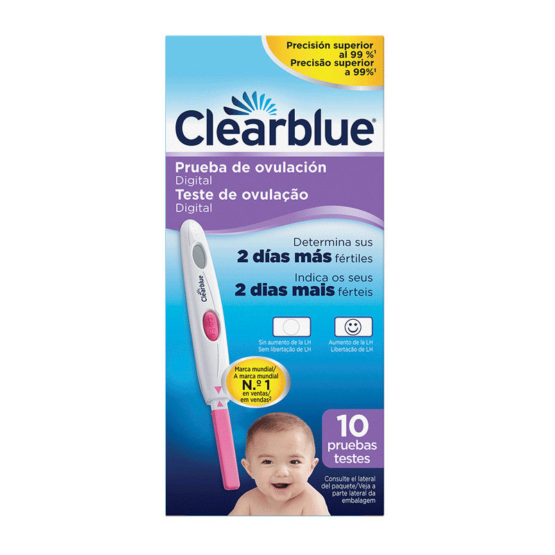 Clearblue Test Ovulación, 10 Varillas