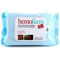 Hemofarm Plus sobre 60 Toallitas Hemorroides