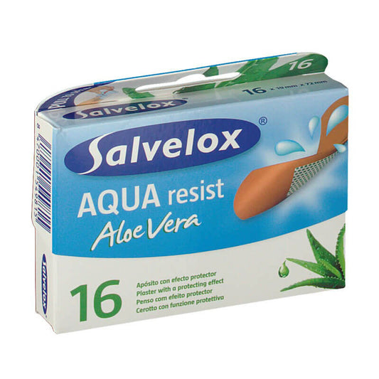 Salvelox Aqua Resist Aposito Adhesivo Aloe Vera 16 Apósitos