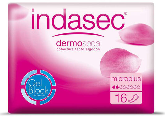 Indasec Compresas Microplus Absorbente 16 unidades