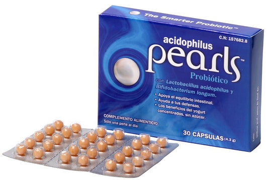 Pearls Acidophilus Probiotico 10 cápsulas