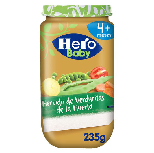 Hero Baby Tarritoshervido De Verduritas De La Huerta, 235Gr