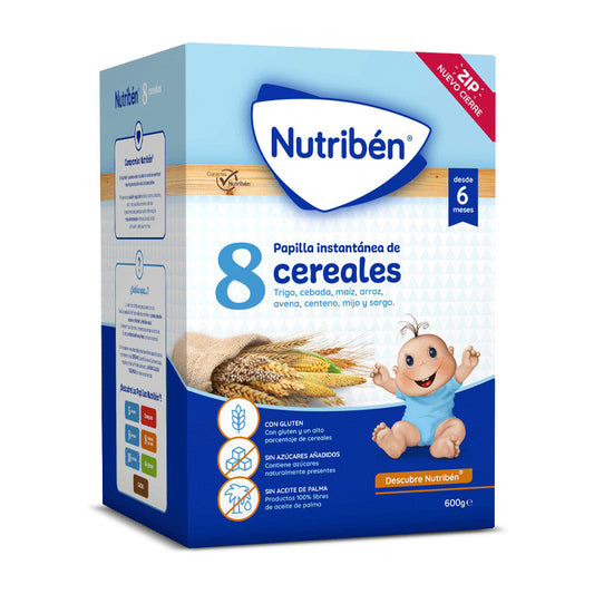 Nutriben Papilla 8 Cereales 600 gr