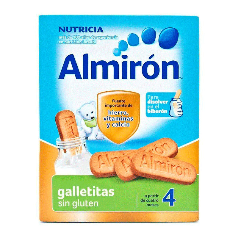 Almirón, Galletas para Bebé Sin Gluten, a partir de 4 Meses, 250g