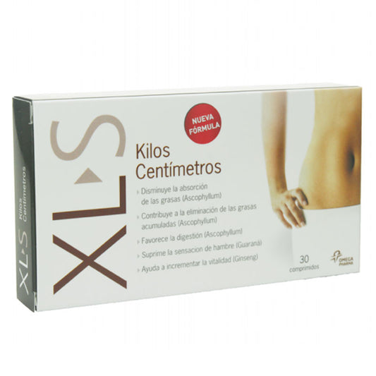 XLS Kilos Centímetros, 30 comprimidos