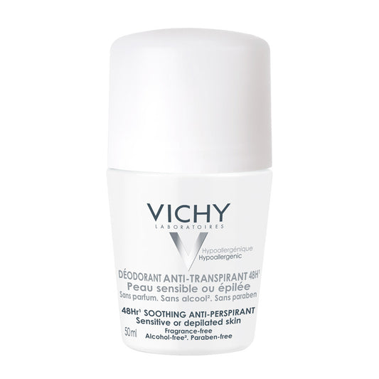 Vichy Desodorante Anti-Transpirante 48H Roll-On Piel Sensible 50 ml
