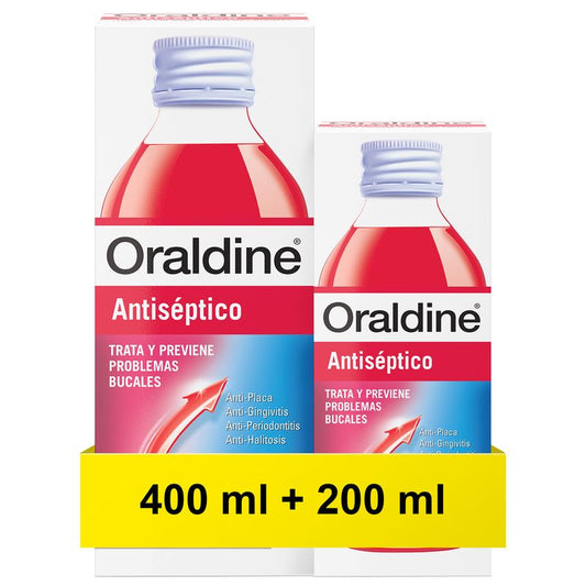 Pacote anti-sético Oraldine 400Ml + 200Ml