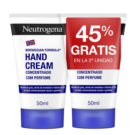 Neutrogena Creme de Mão Concentrada, 2 x 50 ml Duplo